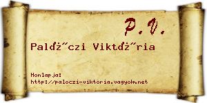 Palóczi Viktória névjegykártya