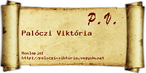 Palóczi Viktória névjegykártya