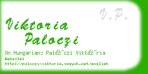 viktoria paloczi business card